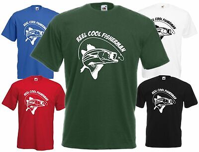 Mulinello Cool Pescatore T Shirt Pesca Divertente Maglietta Regalo Babbo Natale