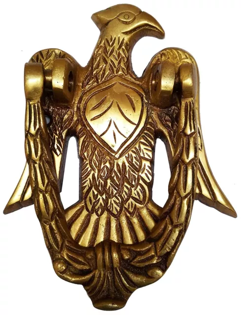 Eagle Hawk Gate Handle Brass Door Knocker Indien Showpiece Home Decor