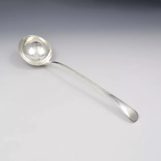 George III Silver Soup Ladle Old English Thread Pattern 1778