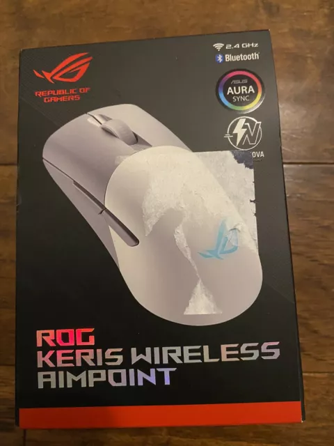 Asus ROG Keris Wireless AimPoint Gaming Mouse, Tri-mode connectivity