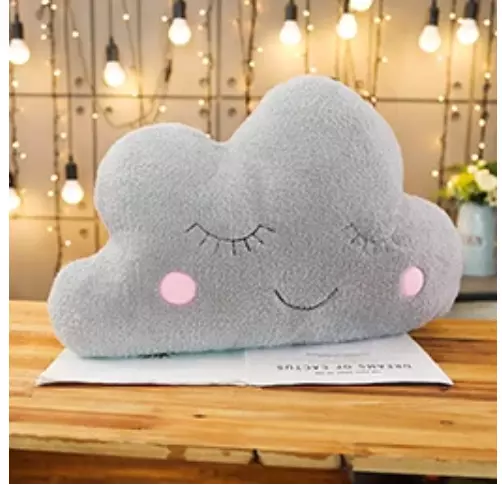 Cloud shaped cushion top