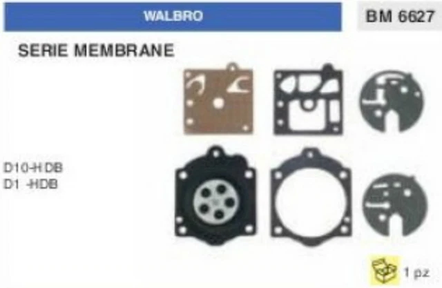 Kit Guarnizioni Carburatore LoRier Per K10-HDC 015 ST 160 180 Solo 600 605 606 616 631 - Foto 5