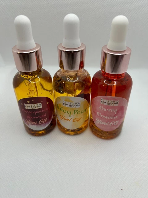 Par De Aceites Yoni De Manzana Caramelo, Flor De Cerezo Y Jugosos 🙂