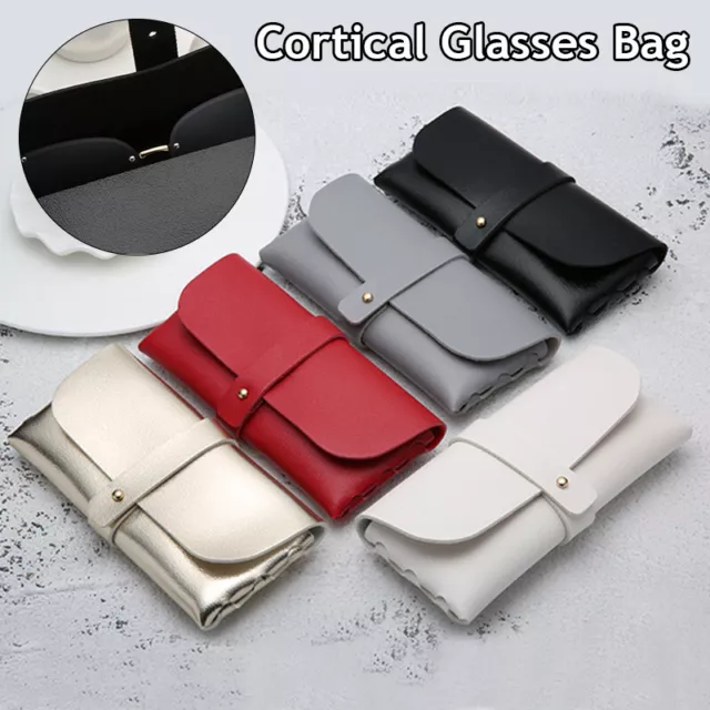 Glasses Case Soft PU Leather Portable Sunglasses Box Eyeglasses Spectacle Case*
