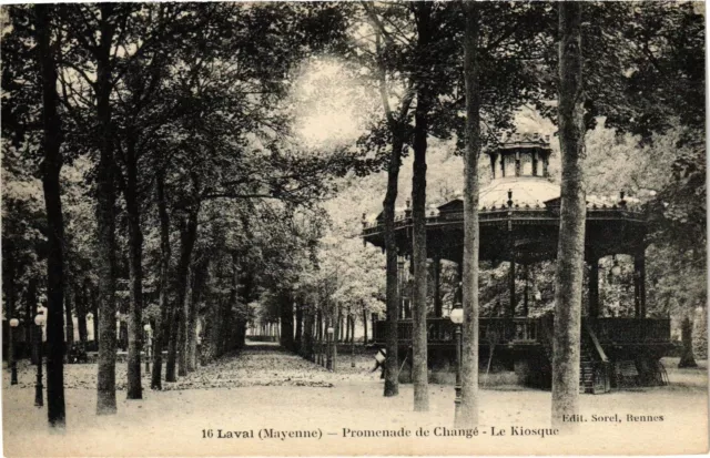 CPA Laval-Promenade de Changé-Le Kiosque (186844)