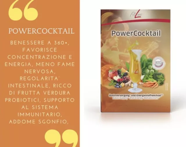 ✨Integratore  Power Cocktail .. Energia E Concentrazione 30 Bustine✨