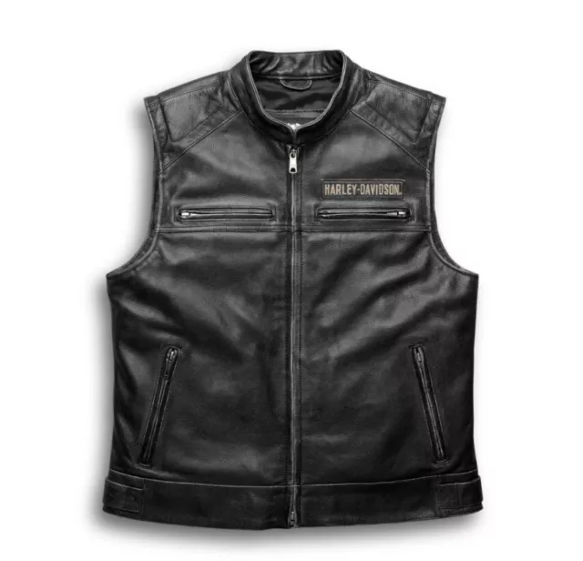 HARLEY-DAVIDSON Lederweste Herren Passing Link