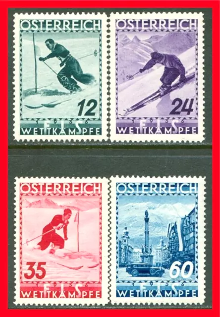 Austria Semi-postal Stamps Scott B138-B141, MNH Complete Set!! A57