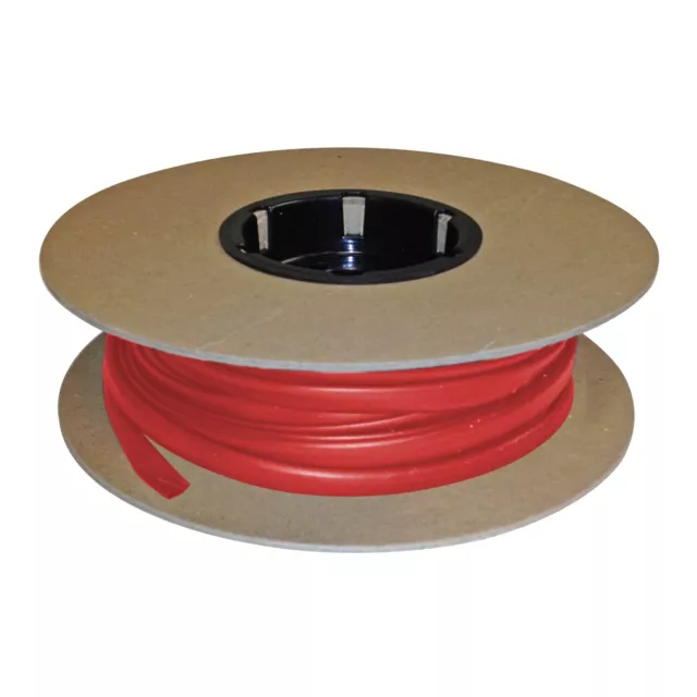 100 FT of Red 1/8" Heat Shrink Tubing 2:1 Single Wall Non-Adhesive Wrap - USA