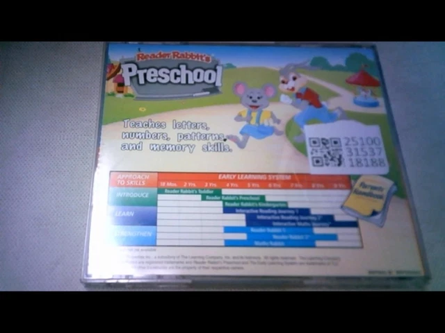 READER RABBITS: PRESCHOOL Ages 3-5 Video Games PC (1997) £19.89 ...
