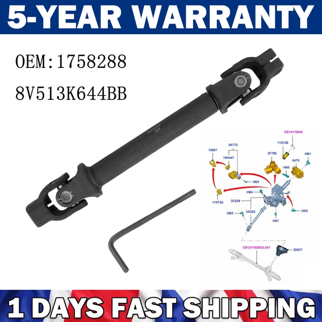 FITS FORD FIESTA MK7 NEW Steering Column Intermediate Shaft 1758288
