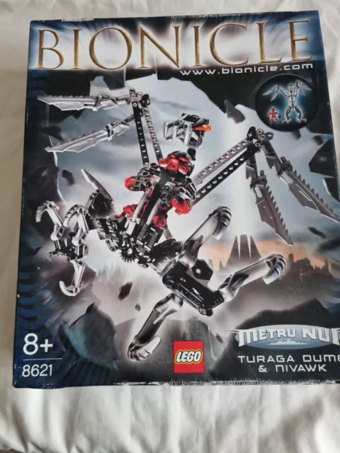 Vintage Lego Bionicle 8621 Turaga Dume & Nivawk - BNIB