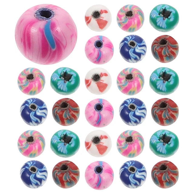 100 Pcs Jewelry Making Beads Flower Beads Craft Kids Handmade Bracelets Beaded