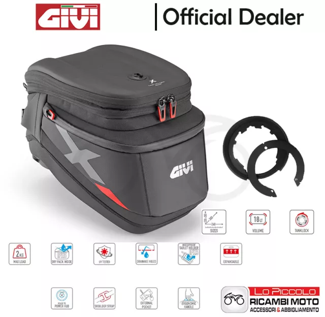 BF25 + XL05 BORSA SERBATOIO TANKLOCK GIVI HONDA CRF 1000 L Africa Twin 2016/2022