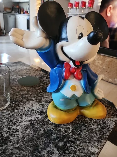 Micky Maus  30cm Disney Heico - Mickey Mouse - Vintage - Rarität !