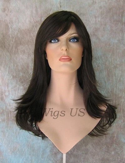 SALE Hannah Long Wig COLOR CHOICE Feathered Layers Long Bangs