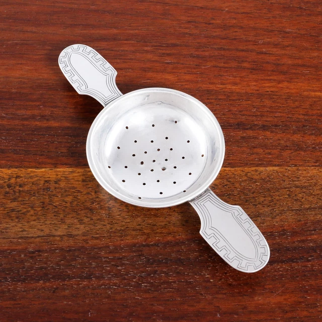 Merrill Shops Arts & Crafts Sterling Silver Tea Strainer #805 1893-1910 No Mono