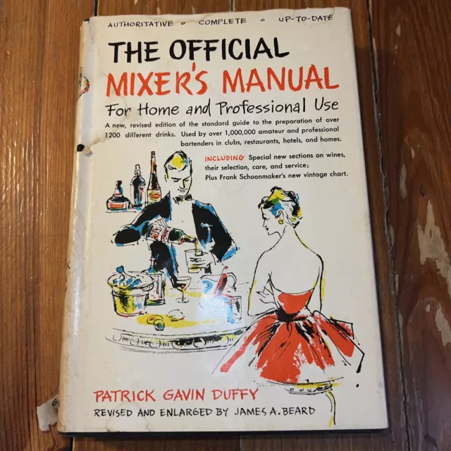 The Official Mixers Manual for Home and Professional Use by P. G. Duffy, 1956