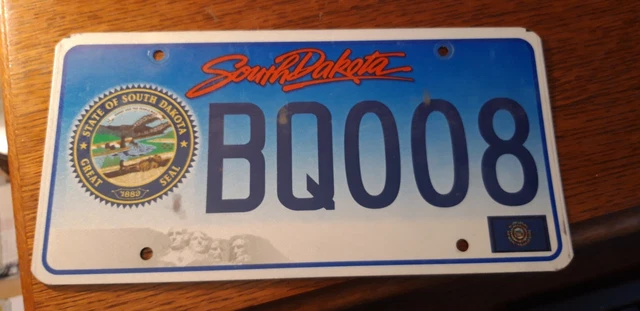 ANCIENNE PLAQUE IMMATRICULATION voiture américaine usa du sud dakota 1953 indus EUR 53,90 - FR