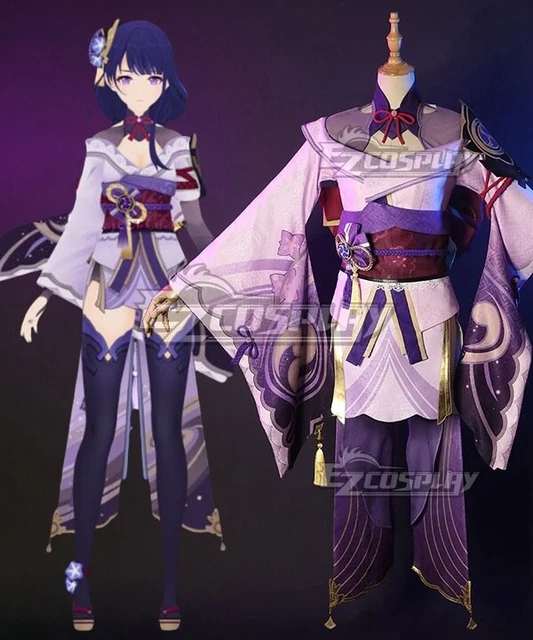 GENSHIN IMPACT BAAL Kostüm Cosplay Kleid Raiden Shogun handgefertigt ...