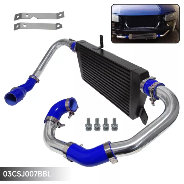 Upgrade Ladeluftkühler Kit für Audi A4 B6 8E Quattro 1.8T Turbo 2002-2006 Blau