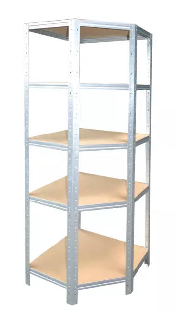 Shelf Creations Basic Eckregal 180x70x45cm verzinkt Keller Lager Garage Ordner