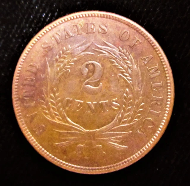 1864 2 Cents. Choice BU