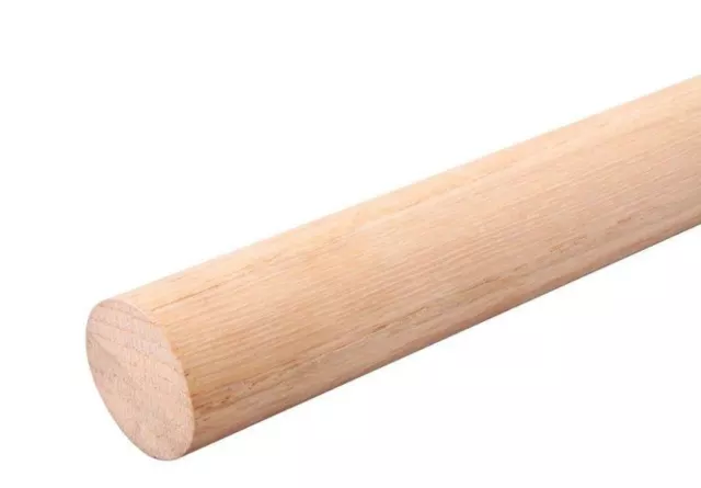 Beech Dowel Smooth Wood Rod Pegs - 1000mm length (Any Diameter)