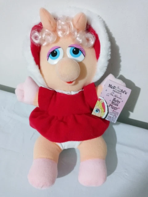 McDonald's Presents Jim Henson's Baby Miss Piggy 1987 Doll NWT Vintage Plush