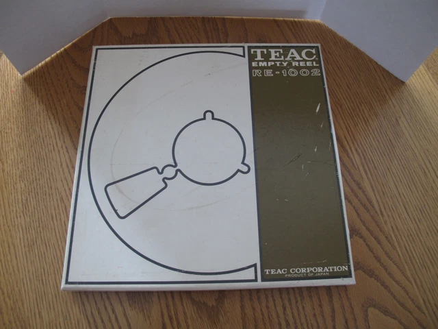 VINTAGE TEAC RE-1002 Empty Reel (10.5″ / 1/4″ metal with Box