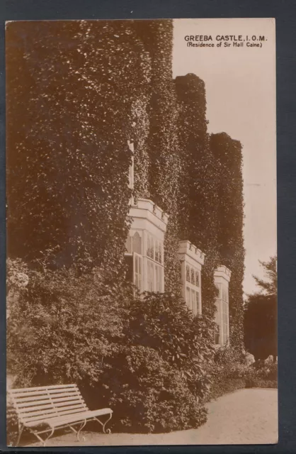 Isle of Man Postcard - Greeba Castle - Residence of Sir Hall Caine  RS5339