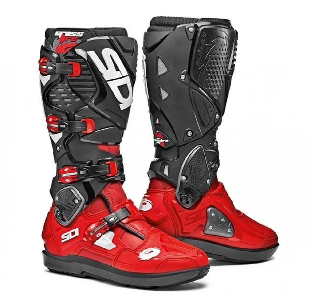 Stivali Moto Sidi Off-Road Crossfire 3 SRS Rosso Nero