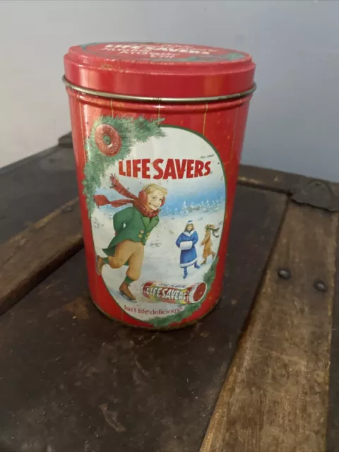 Vintage 1991 Life Savers Limited Edition Christmas | Holiday Keepsake Tin 2