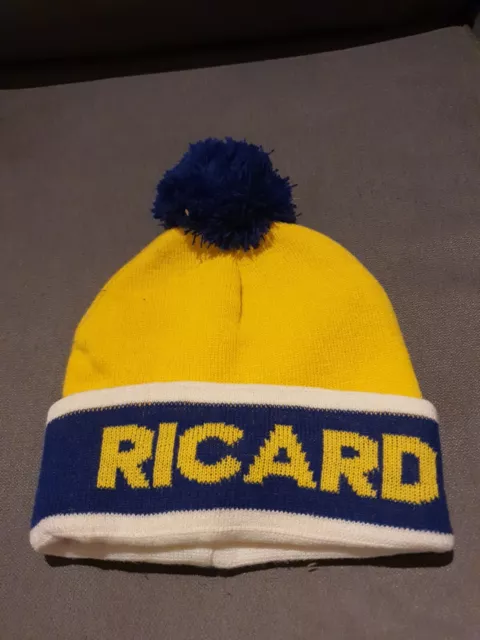 Joli bonnet Ricard neuf avec pompon