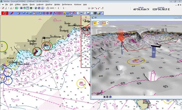 MaxSea Marine ECDIS Chartplotter Pack (C-Map 2023 MegaCharts WordWide Inside) 3