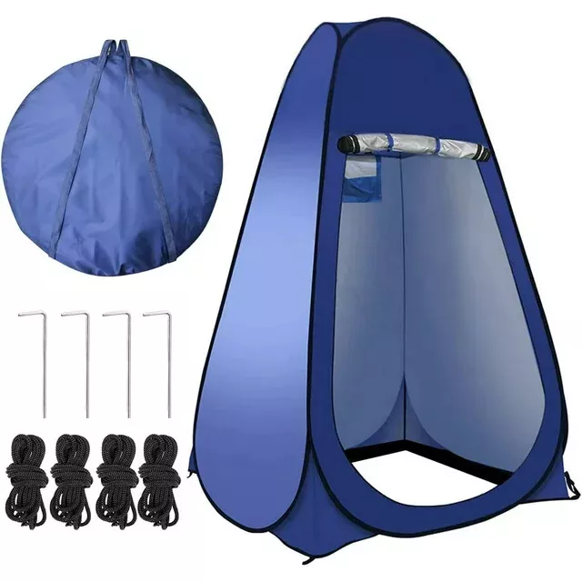 Pop Up Privacy Shower Tent Portable Outdoor Shower Tent Camp Toilet Rain Shelter