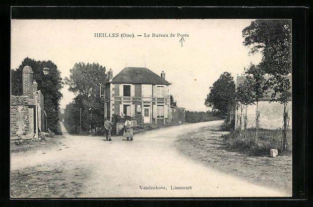 CPA Heilles, Le Bureau de Poste