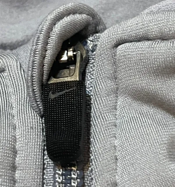 NIKE DRI-FIT FULL Zip Fleece Lined Jacket Women's Small Thumb Holes Zip ...