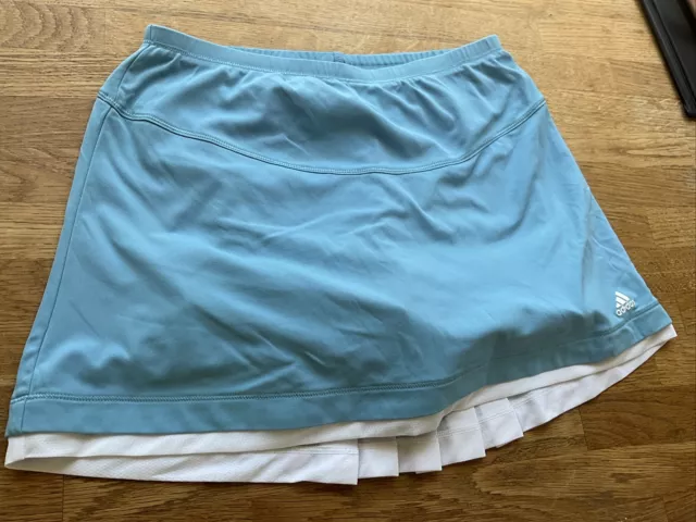 ADIDAS Tennis Skort Età 11-12 Anni - Pantaloncini Interni Gonna Palestra Climalite ADIDAS Tennis Skort Età 11-12 Anni - Pantaloncini Interni Gonna Palestra Climalite