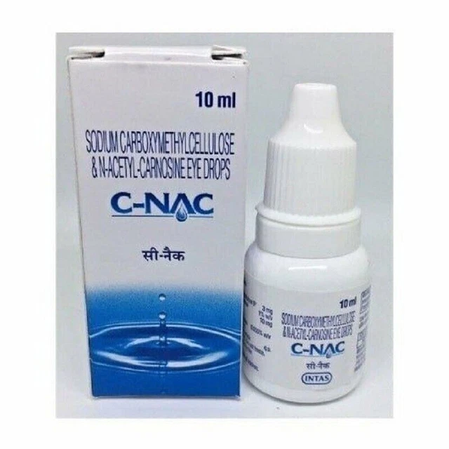 Pack De 3 Gouttes Oculaires C-NAC Pour Cataracte – N-acétylcarnosine, 10 Ml, Expiration 2026
