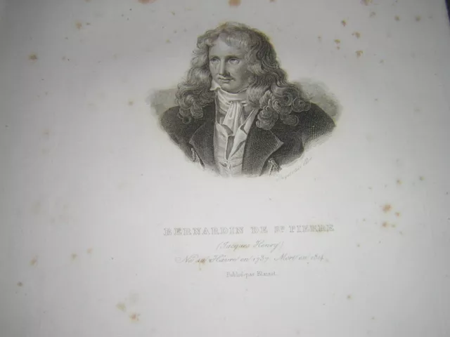 1840.portrait Bernardin de saint-Pierre.gravure