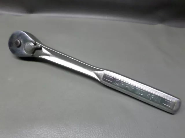Vintage Craftsman 1/2" Drive V Series Ratchet Wrench-Quick Release - U.s.a.