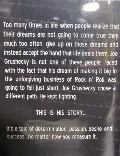 A Good Life: The Joe Grushecky Story,NEW! DVD& CD ,Bruce Springsteen,Iron City 3