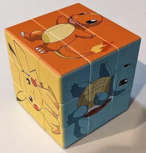 Pokemon Puzzle Rubix Cube Pikachu Charmander Squirtle Jigglypuff Snorlax Mew