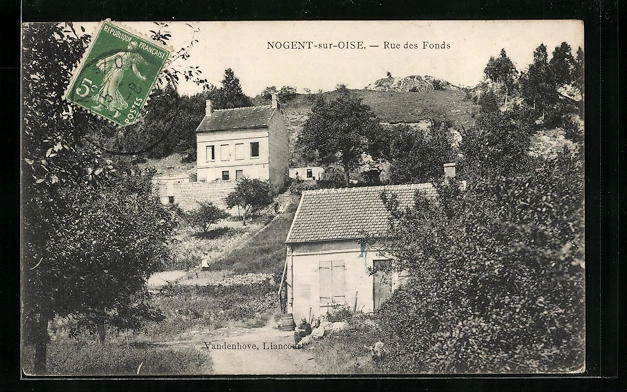 CPA Nogent-sur-Oise, Rue des Fonds