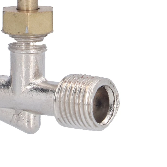 5 pz regolazione tubo aria tubo aria valvola ago dritto attraverso tubo acqua❤