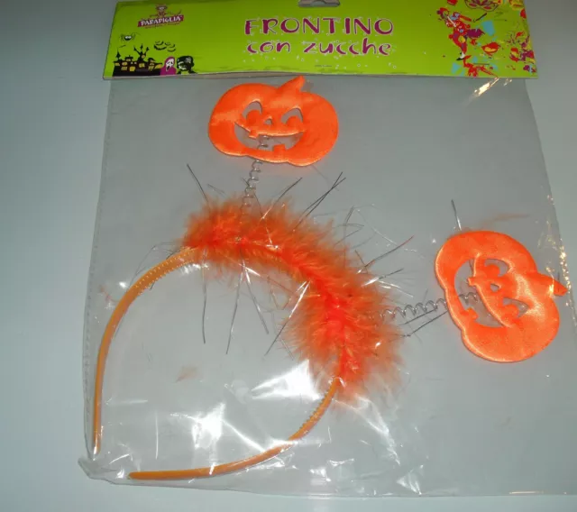 Frontino Con Zucche Ferma Capelli Per Festa Di  Hallowen Regalini Per Le Feste