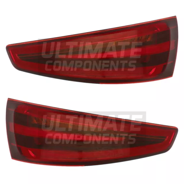 Audi Q3 S-Line 2011-2015 LED Rear Back Tail Lights Lamps 1 Pair Left & Right