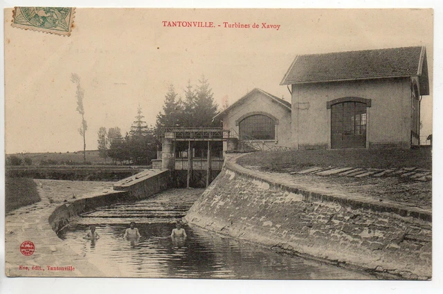TANTONVILLE - Meurthe et Moselle - CPA 54 - Xavoy turbine bathing