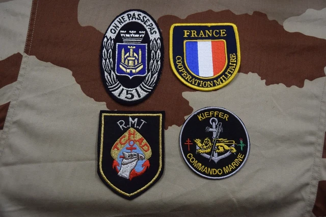 Patch Commando Marine Trepel France - Patch Militaire Forfusco Velcro 75mm